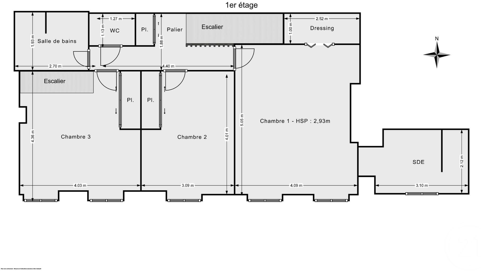 Appartement a louer paris-11e-arrondissement - 4 pièce(s) - 136 m2 - Surfyn
