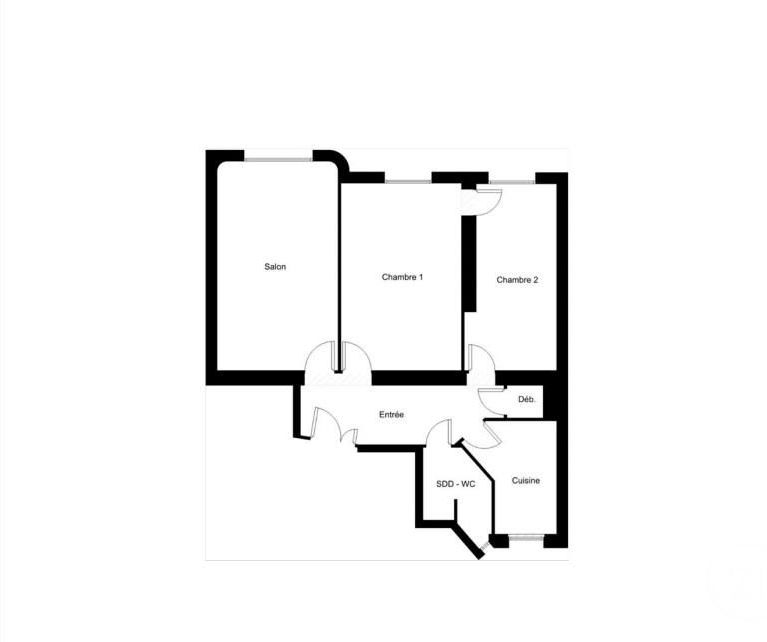 Appartement a louer clichy - 3 pièce(s) - 55.52 m2 - Surfyn