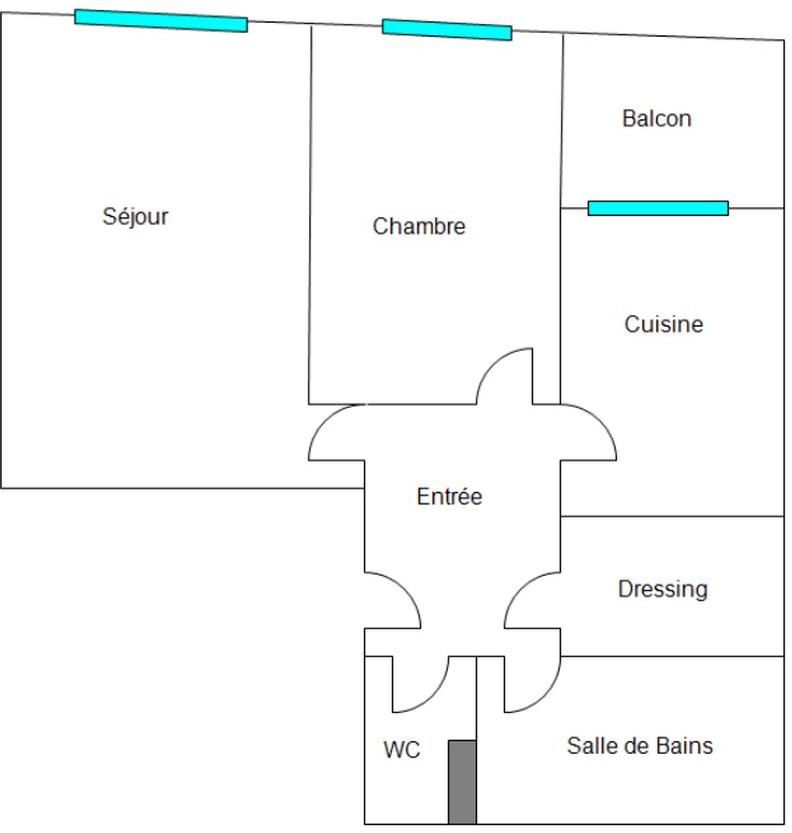 Appartement 2 pièces 64 m² Villefranche-sur-Mer