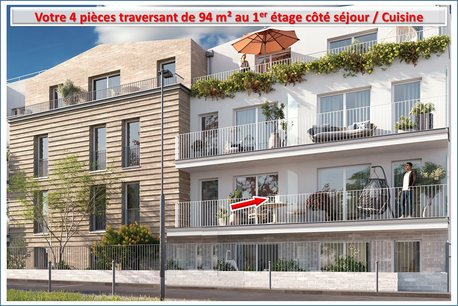 Appartement a louer vanves - 4 pièce(s) - 94 m2 - Surfyn