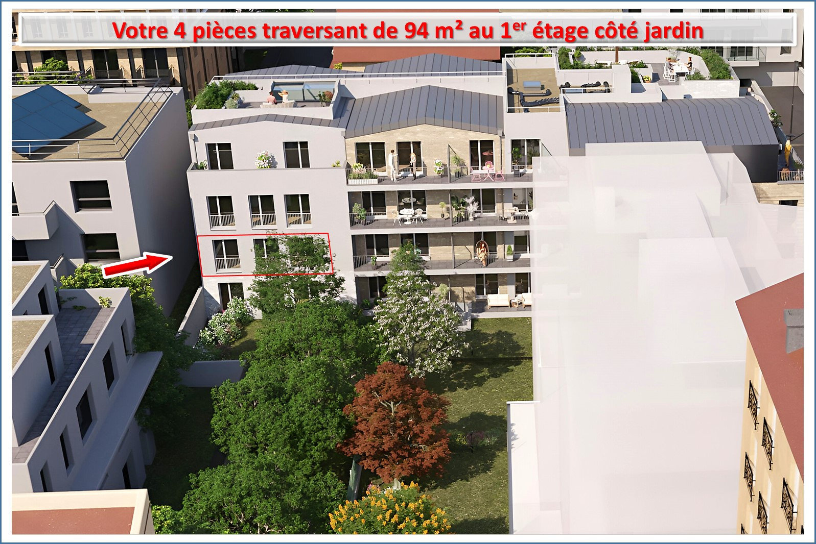 Appartement a louer vanves - 4 pièce(s) - 94 m2 - Surfyn