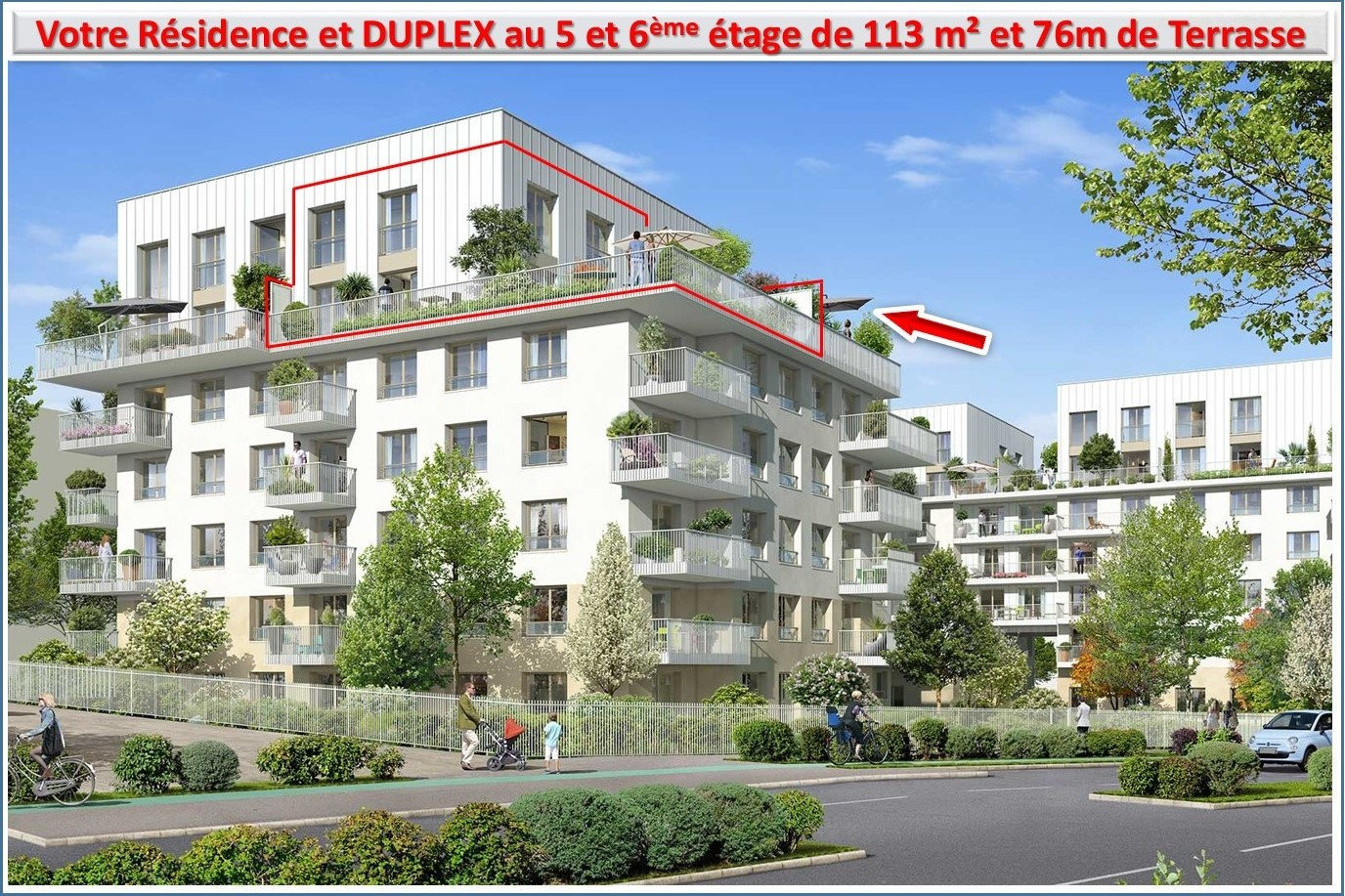 Appartement a louer chatenay-malabry - 5 pièce(s) - 113 m2 - Surfyn