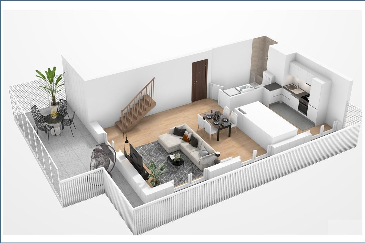 Appartement a vendre  - 4 pièce(s) - 104 m2 - Surfyn