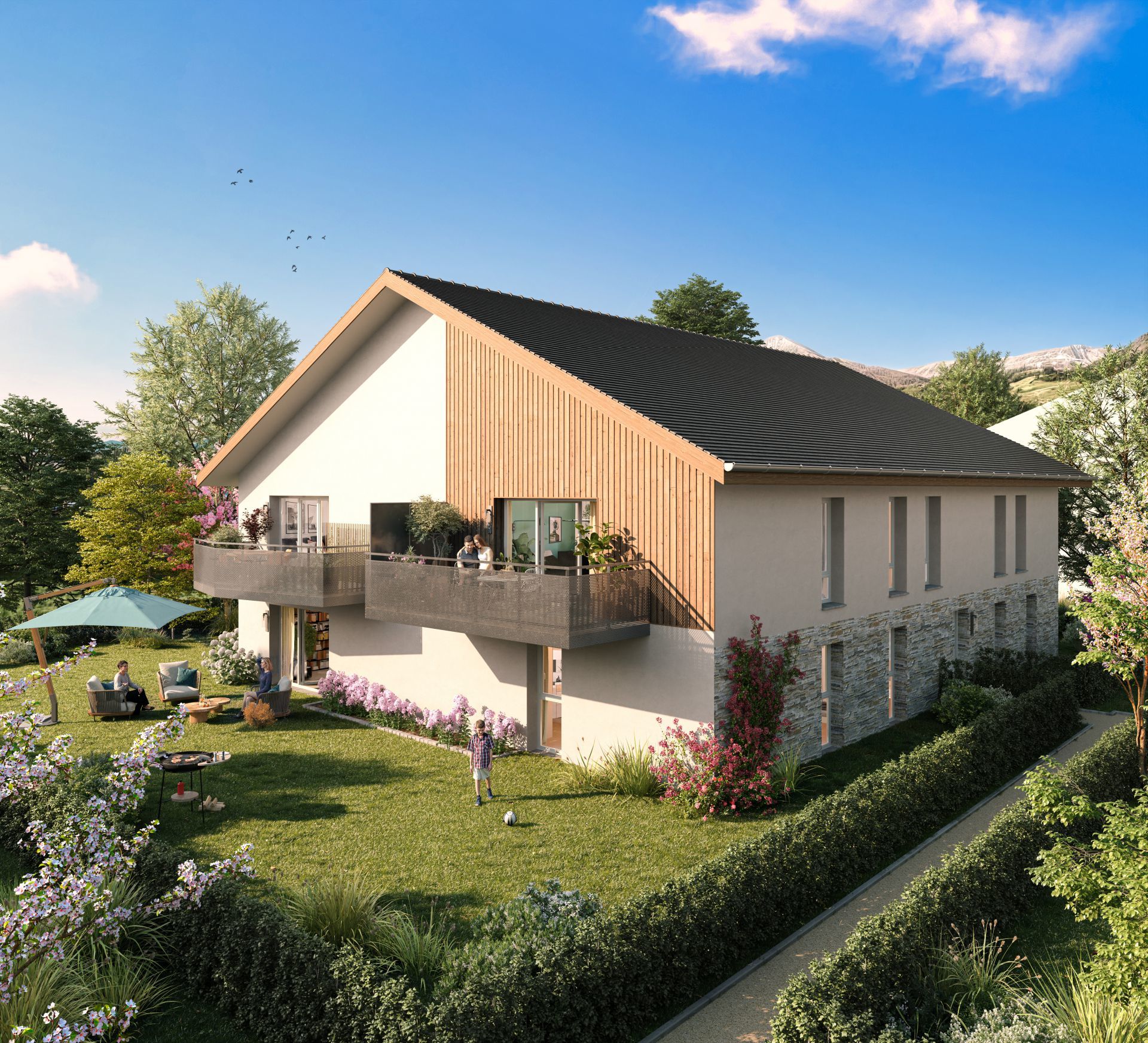 Les Jardins du Mont-Joigny (2 à 5 pièces, 43 à 123 m²)