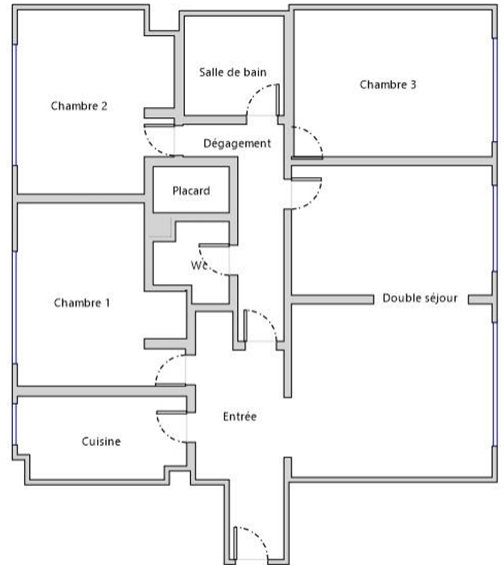 Appartement 5 pièces 89 m² paris 18eme