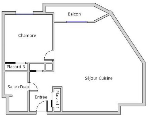 Appartement 2 pièces 44 m² Gaillac