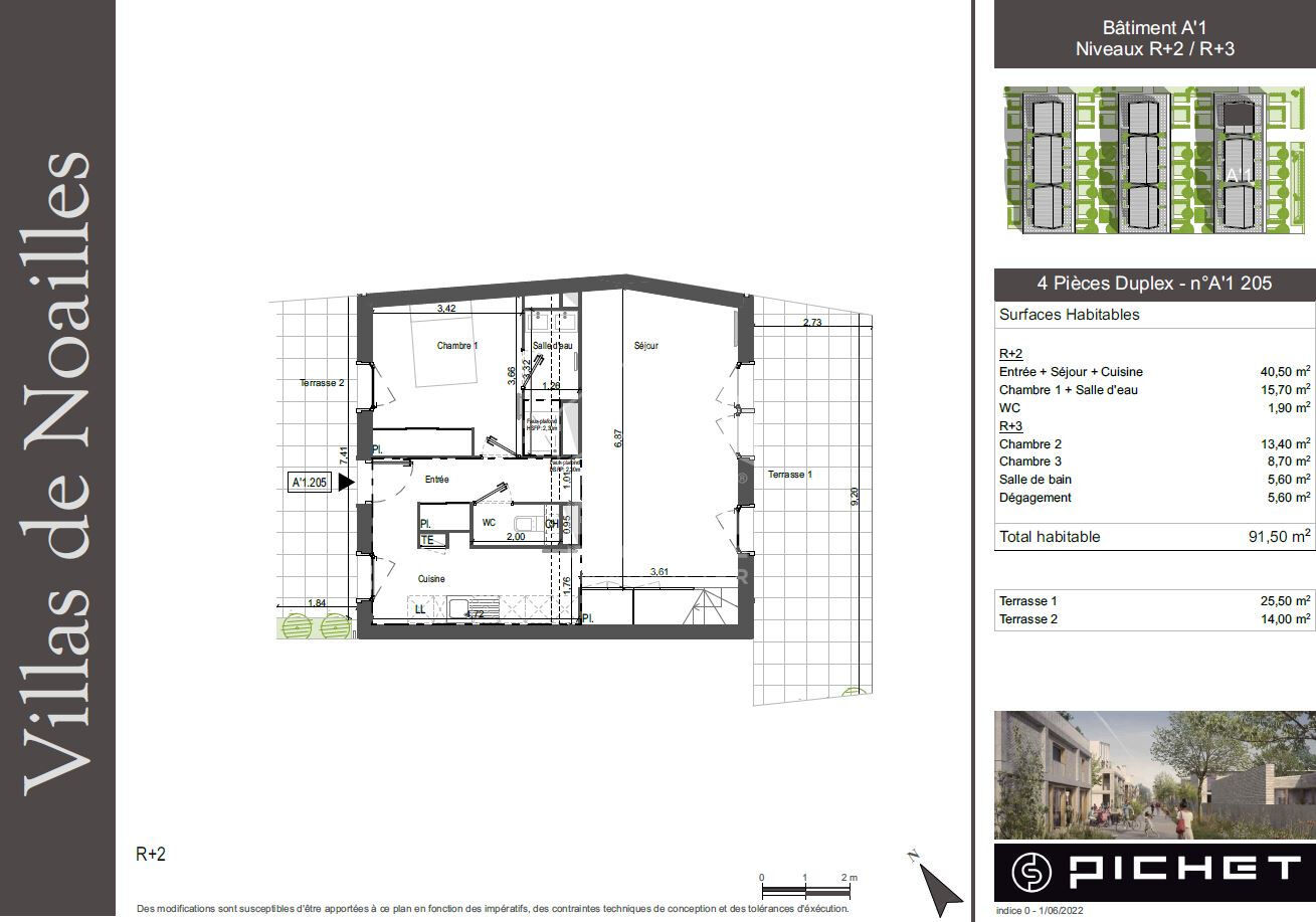 Appartement 4 pièces 92 m²