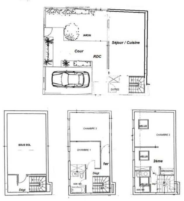 Maison a louer malakoff - 4 pièce(s) - 98 m2 - Surfyn