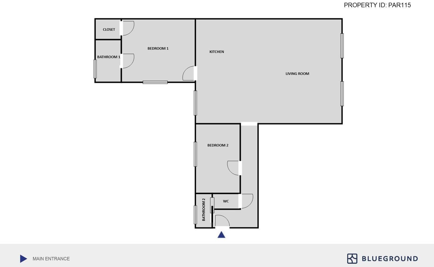 Appartement a louer paris-2e-arrondissement - 3 pièce(s) - 62 m2 - Surfyn