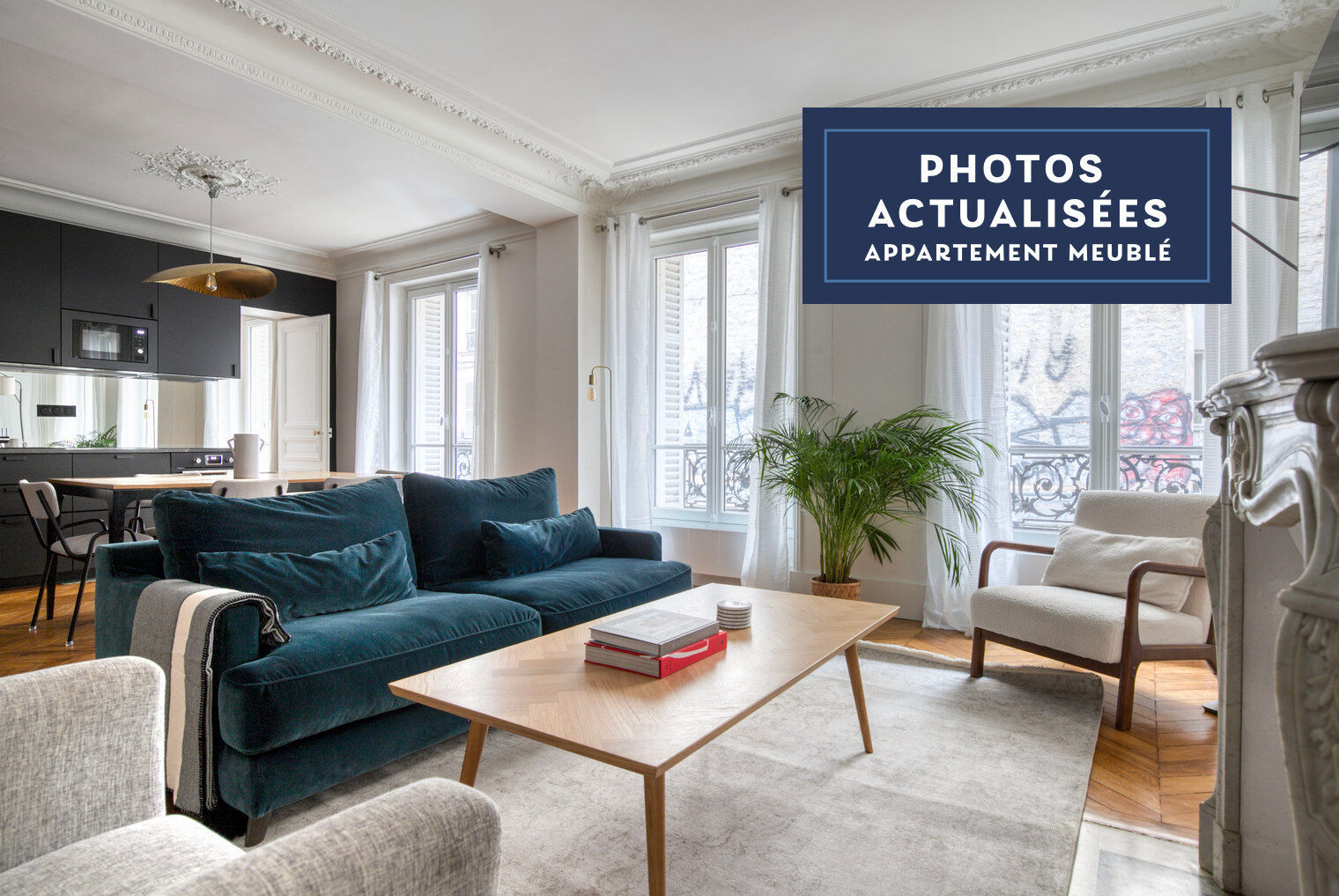 Appartement a louer paris-9e-arrondissement - 4 pièce(s) - 117 m2 - Surfyn