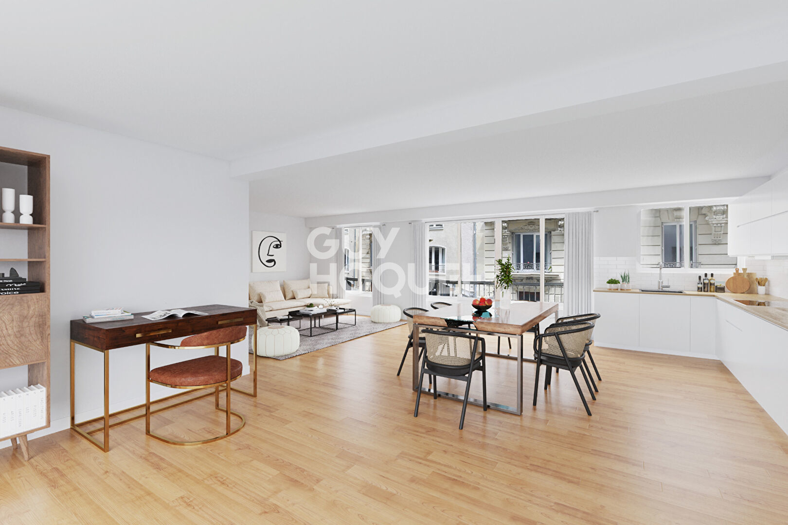 Appartement a vendre paris-16e-arrondissement - 6 pièce(s) - 138 m2 - Surfyn