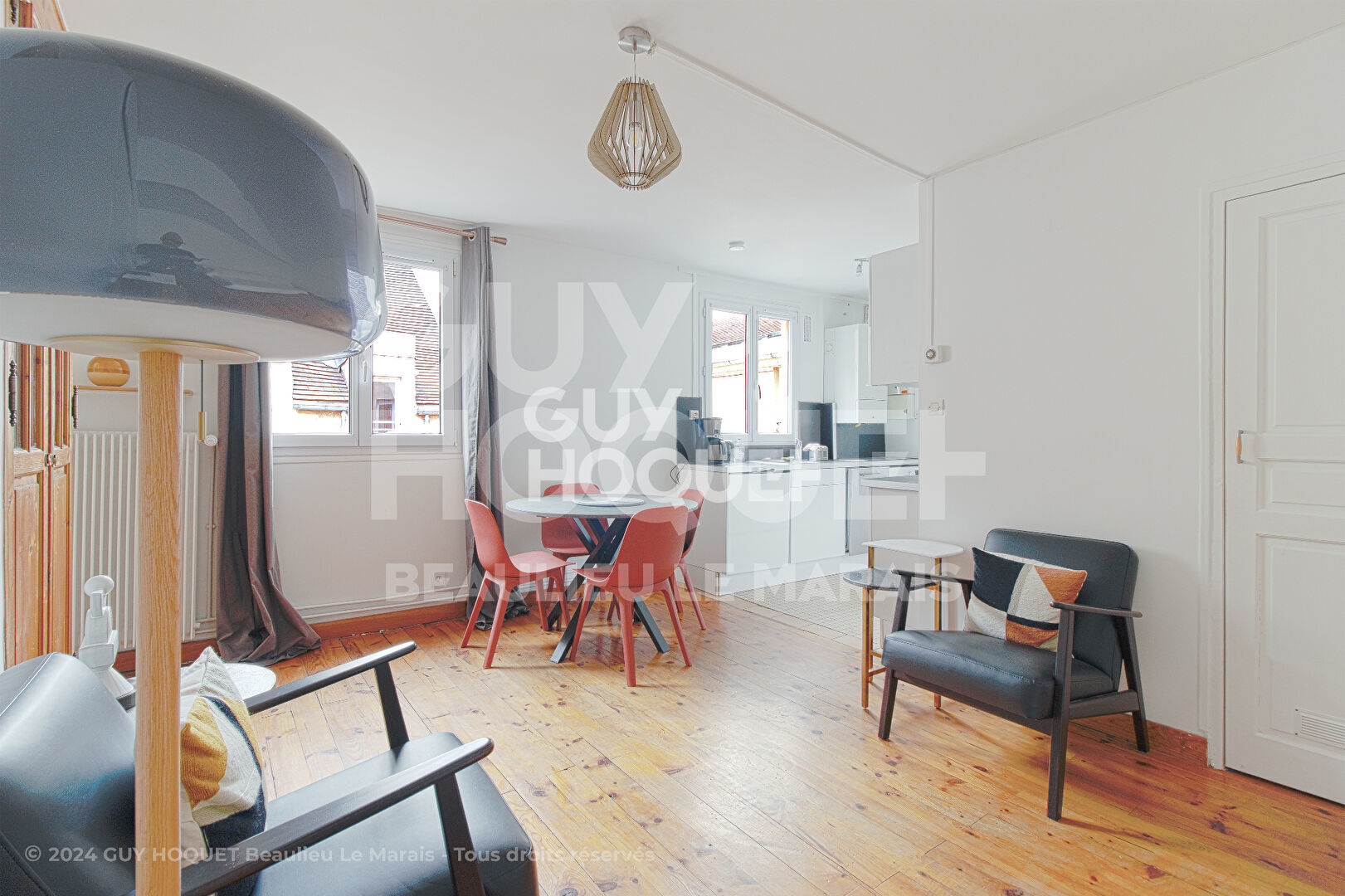 Appartement 2 pièce(s) 36.95 m²à vendre Paris-3e-arrondissement