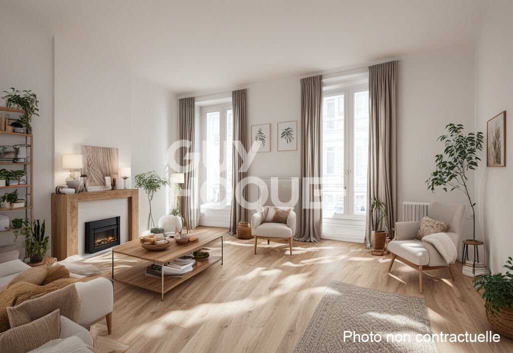 Appartement 3 pièce(s) 55 m²à vendre Paris-16e-arrondissement