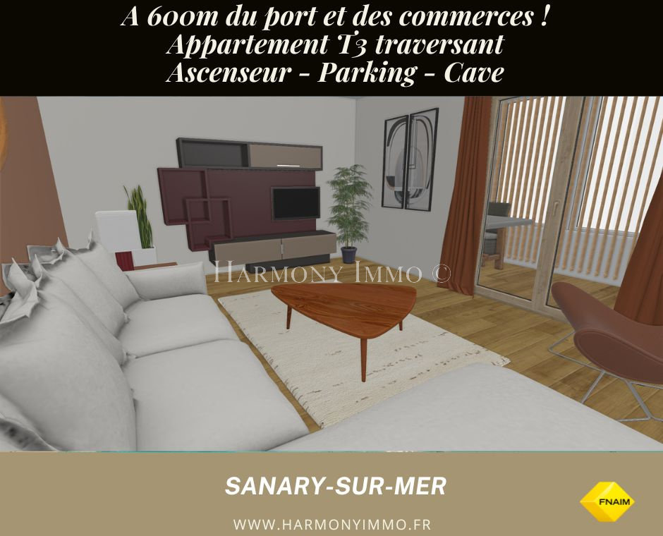 Appartement 3 pièces 57 m² Sanary-sur-Mer