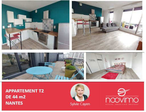 Appartement 2 pièces 44 m² Nantes