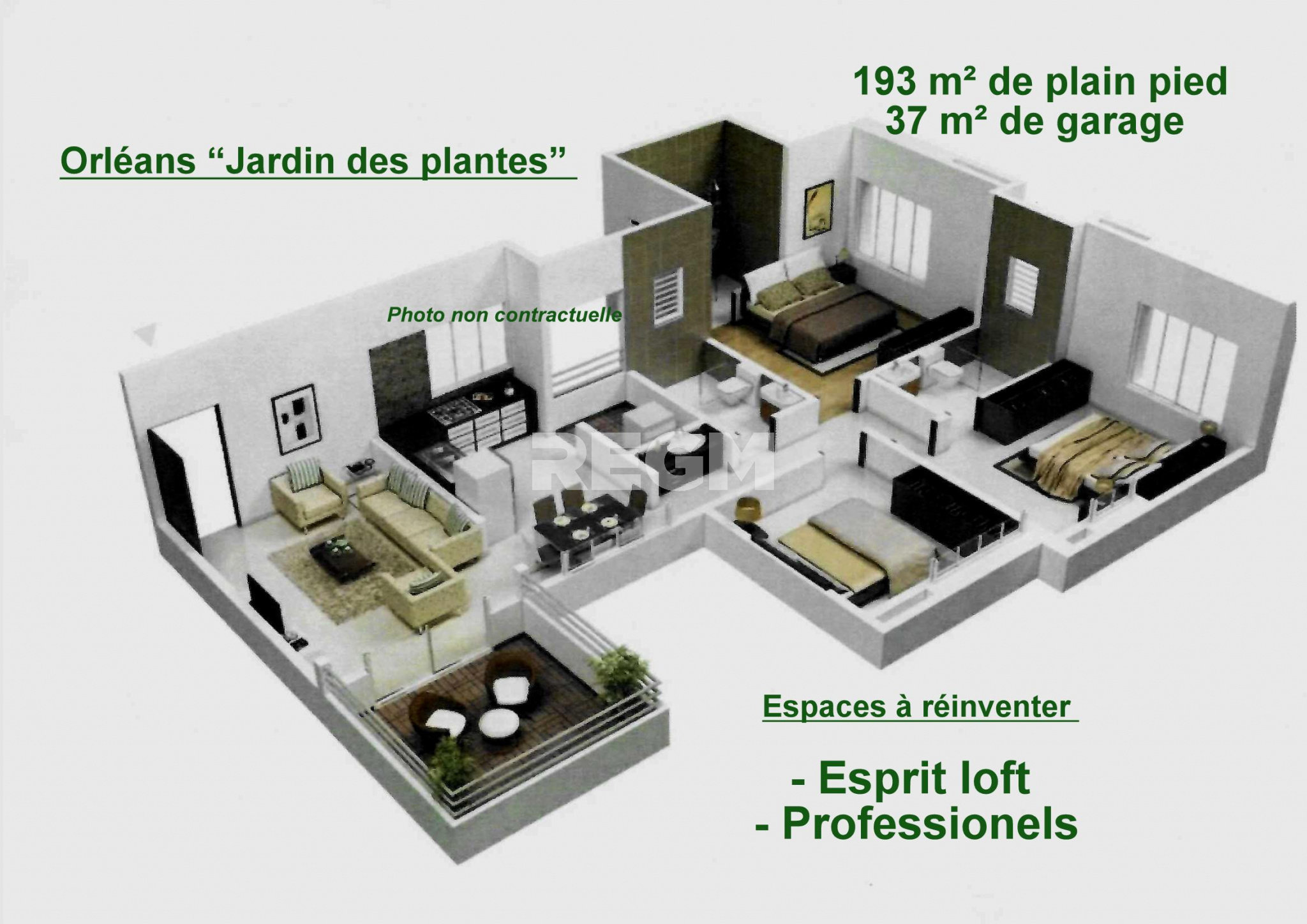 Maison 5 pièces 190 m² orleans