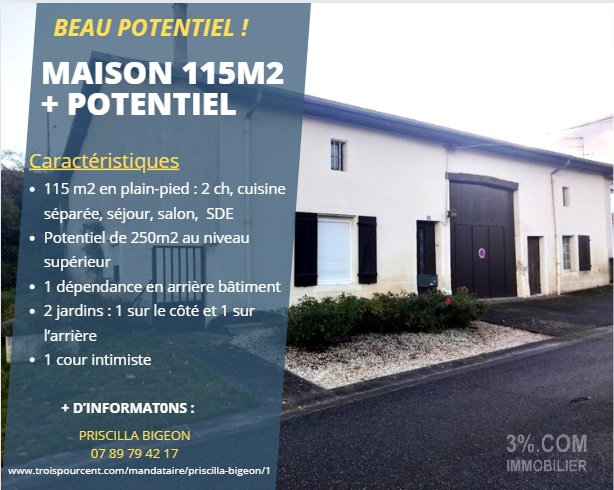 Maison 4 pièces 115 m² Andilly