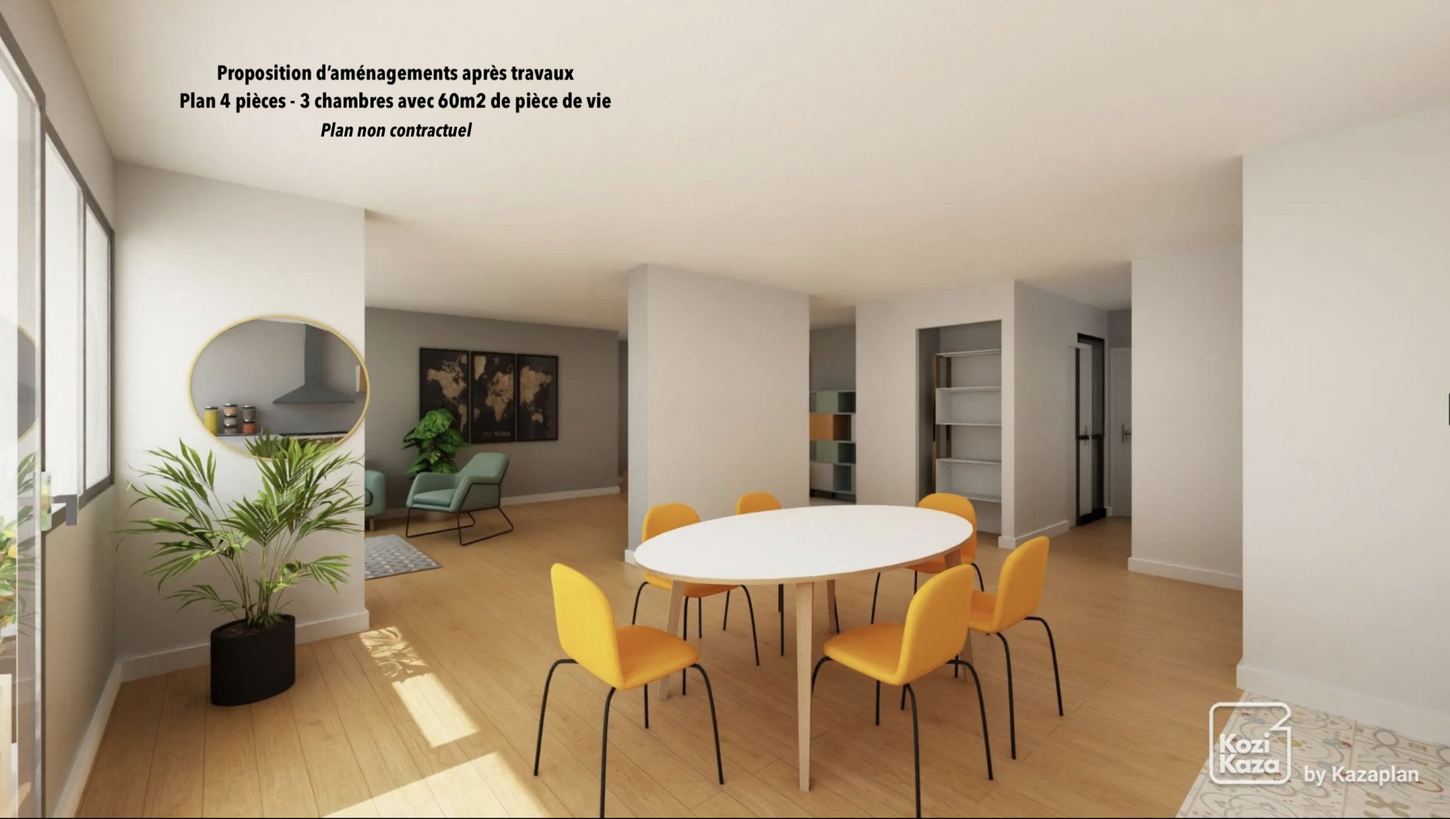 Appartement a louer paris-20e-arrondissement - 4 pièce(s) - 112.2 m2 - Surfyn