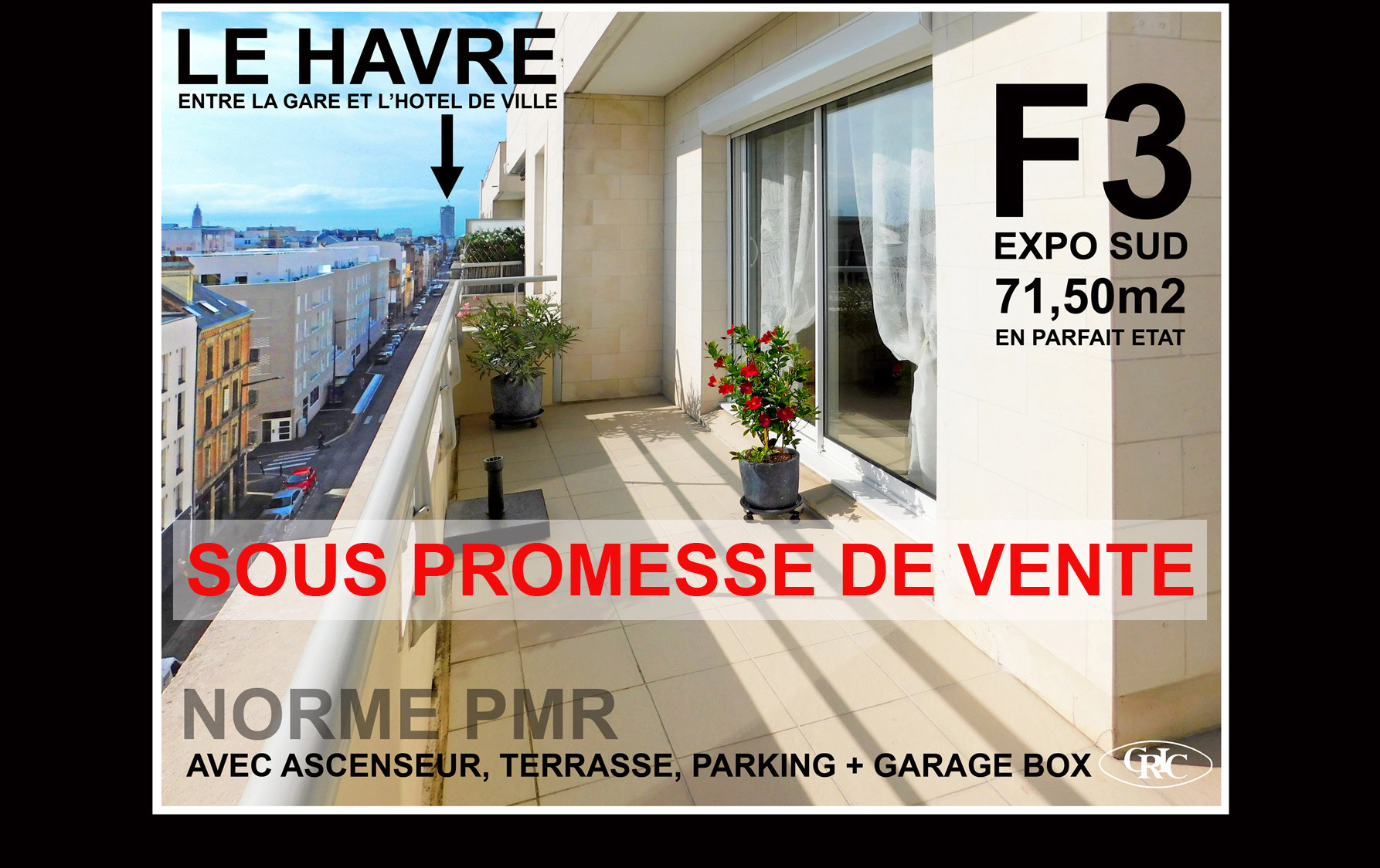 Appartement 3 pièces 71 m² Le Havre