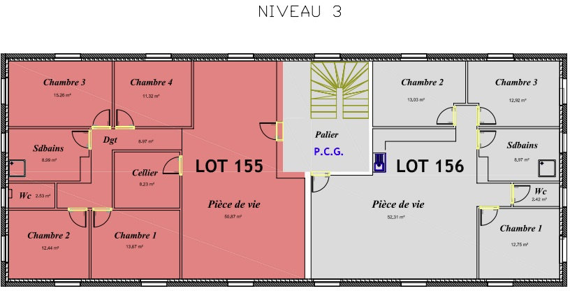 Appartement 2 pièces 240 m² besancon
