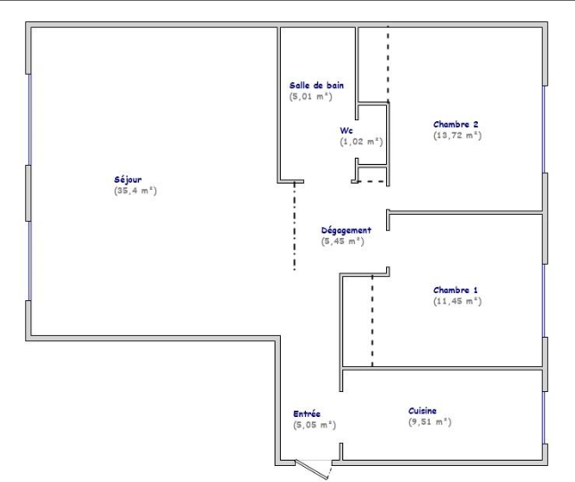 Appartement a louer paris-11e-arrondissement - 3 pièce(s) - 88 m2 - Surfyn