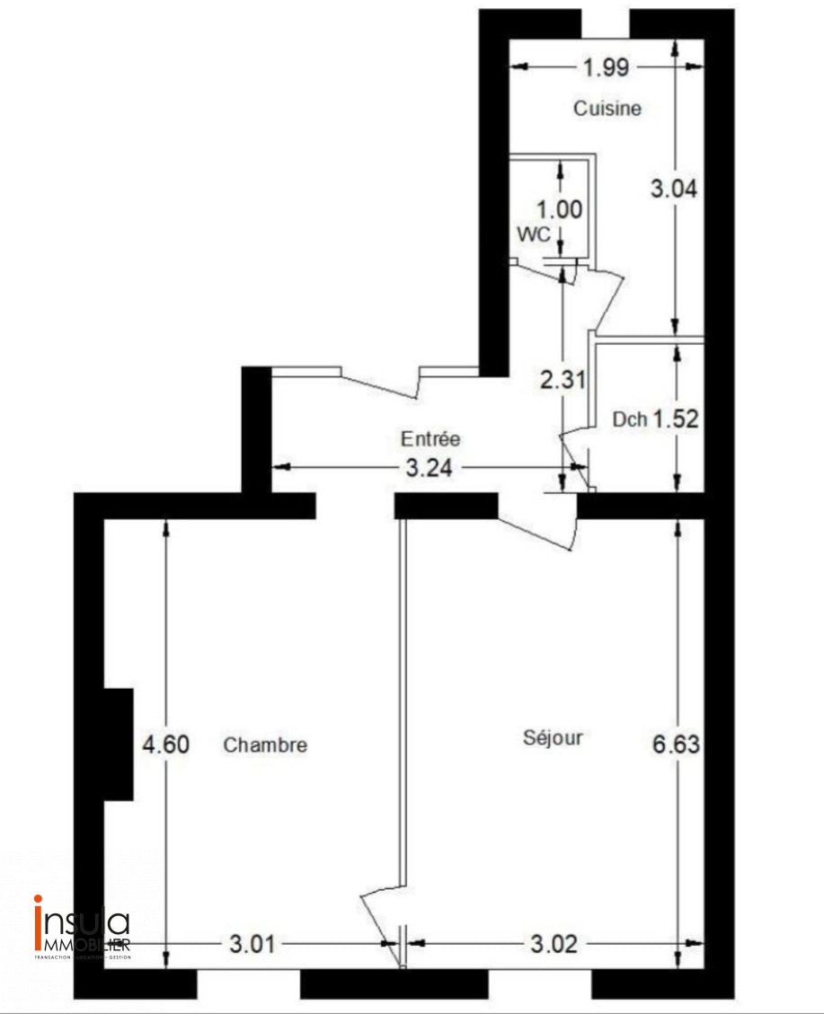 Appartement a louer la garenne-colombes - 2 pièce(s) - 39.31 m2 - Surfyn