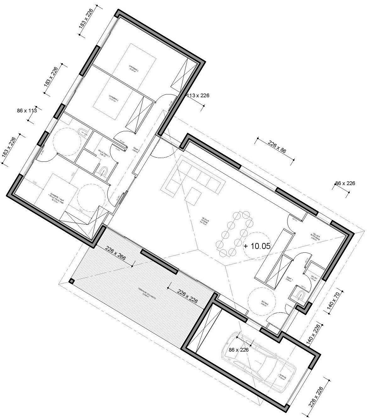 Maison 4 pièces 125 m² Ghisonaccia