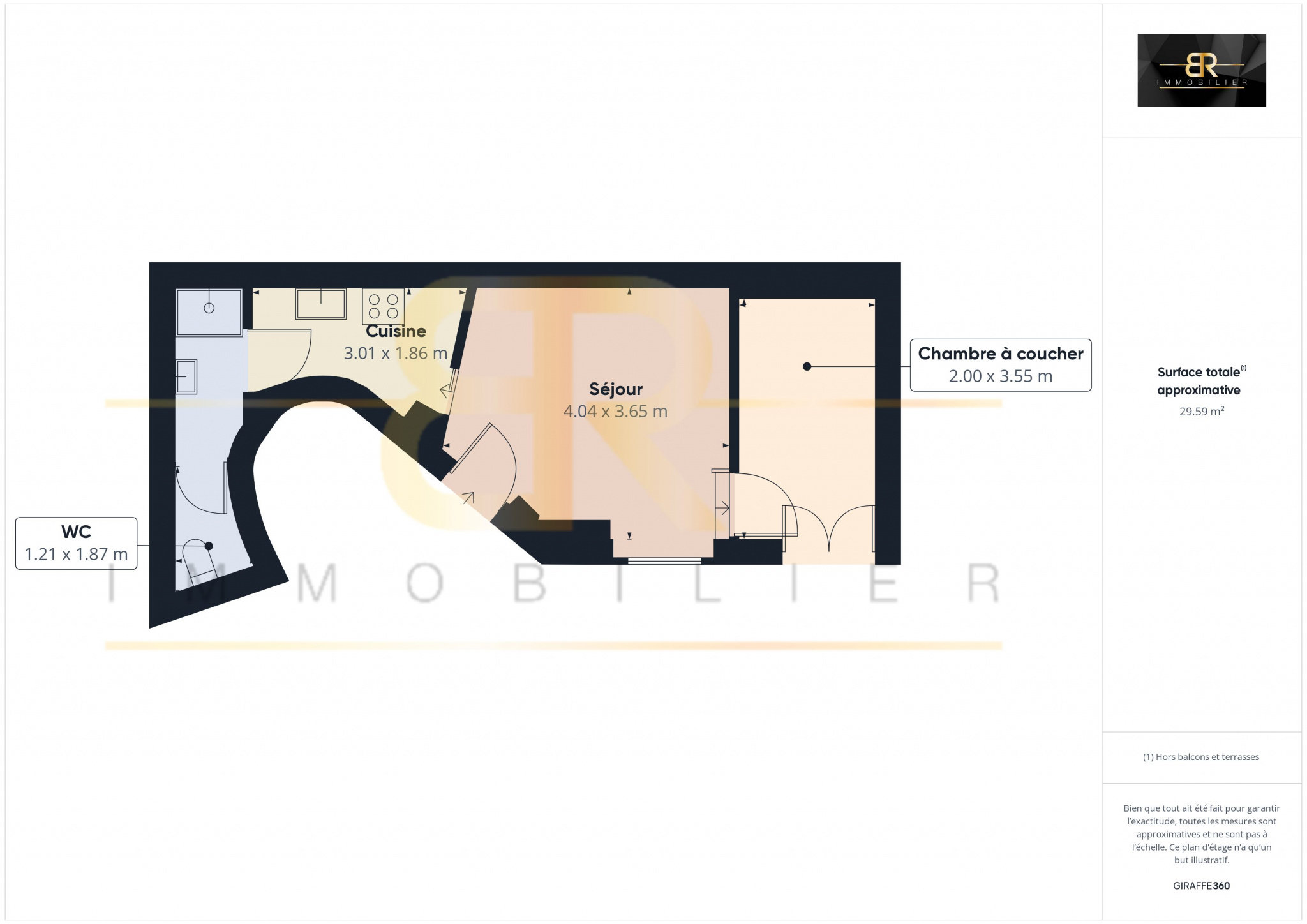 Appartement a louer paris-15e-arrondissement - 2 pièce(s) - 32.02 m2 - Surfyn