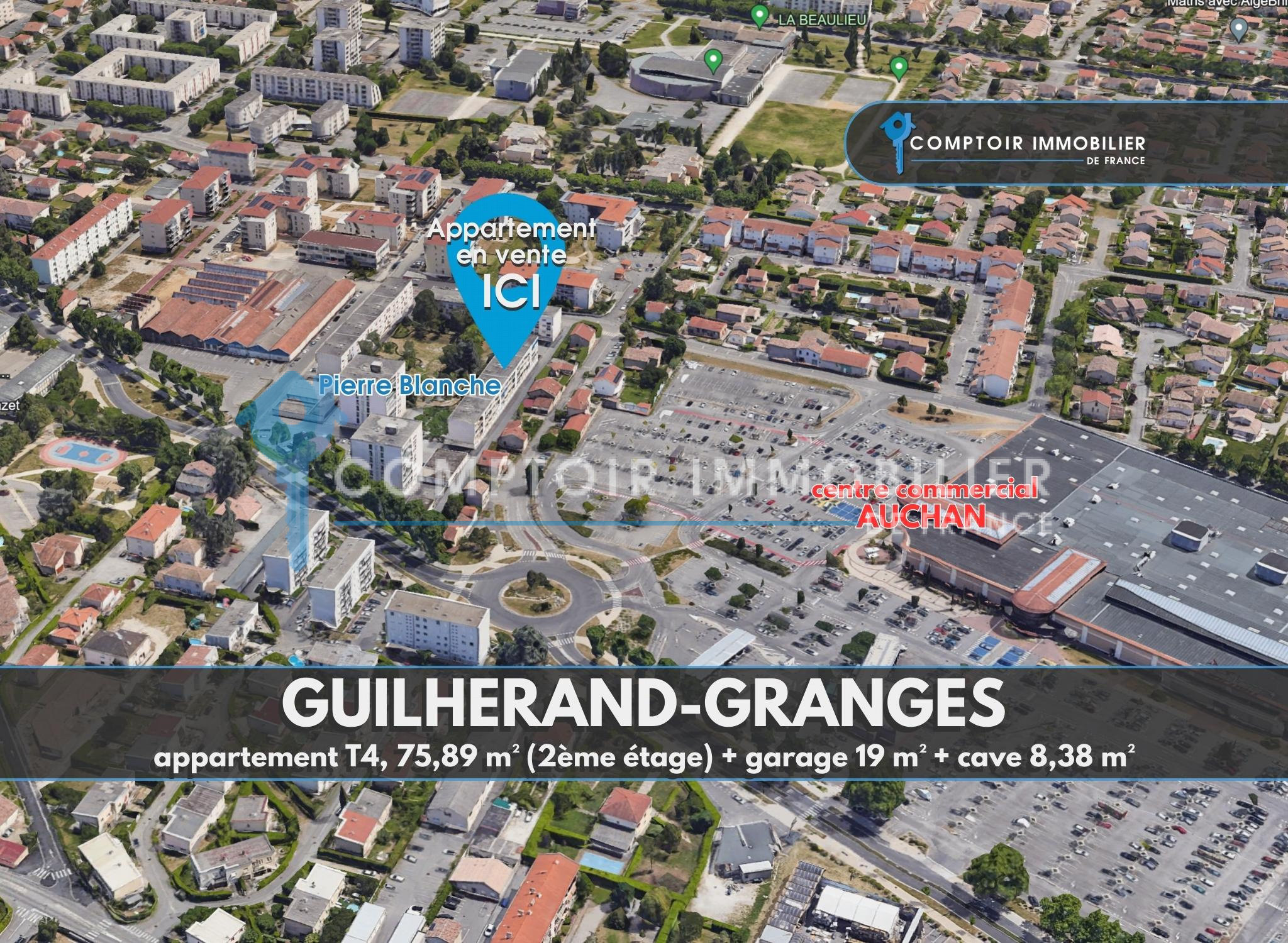 Appartement 4 pièces 76 m² Guilherand-Granges