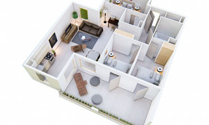 Appartement 4 pièces 90 m² Les Abymes