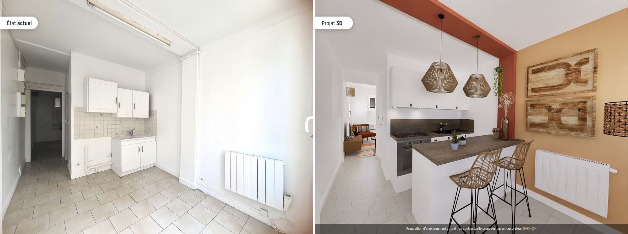Appartement a louer cormeilles-en-parisis - 1 pièce(s) - 22.25 m2 - Surfyn