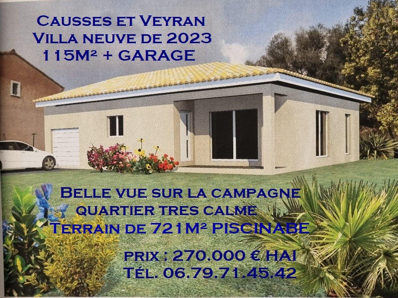 Maison 4 pièces 115 m² Causses-et-Veyran