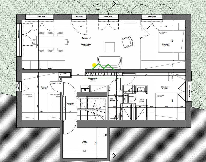 Appartement 4 pièces 86 m² Peisey-Nancroix