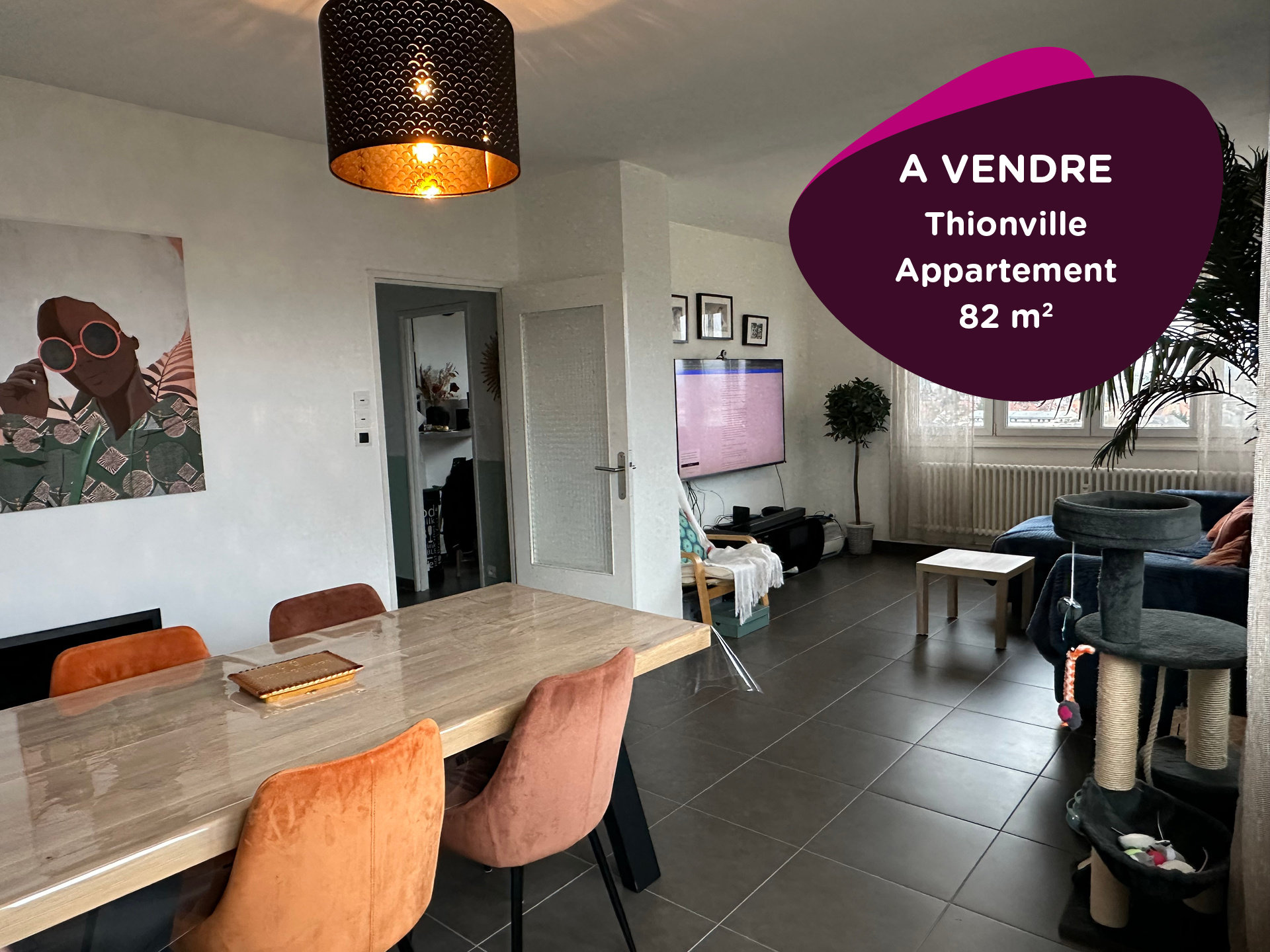 Appartement 5 pièces 82 m² Thionville