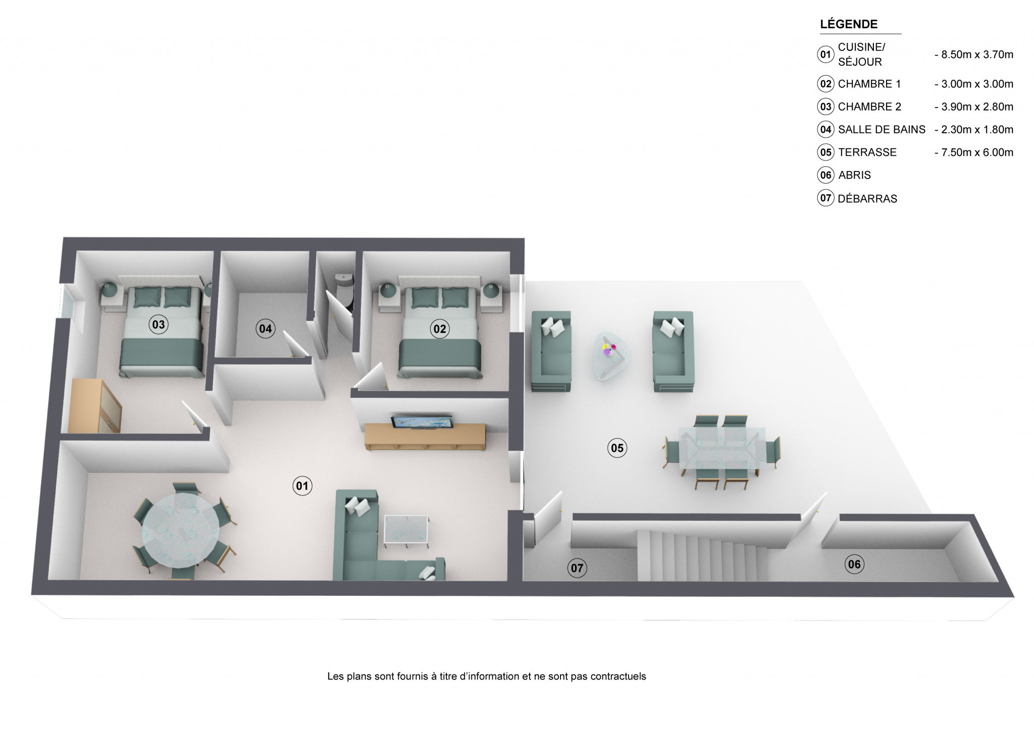 Appartement 5 pièces 103 m² Beaucaire