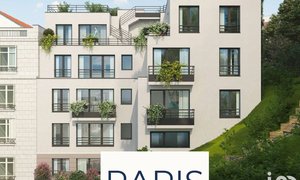 Appartement neuf 2 pièces 42 m² Paris 19e