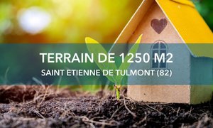 Terrain 1 250 m² Saint-Étienne-de-Tulmont
