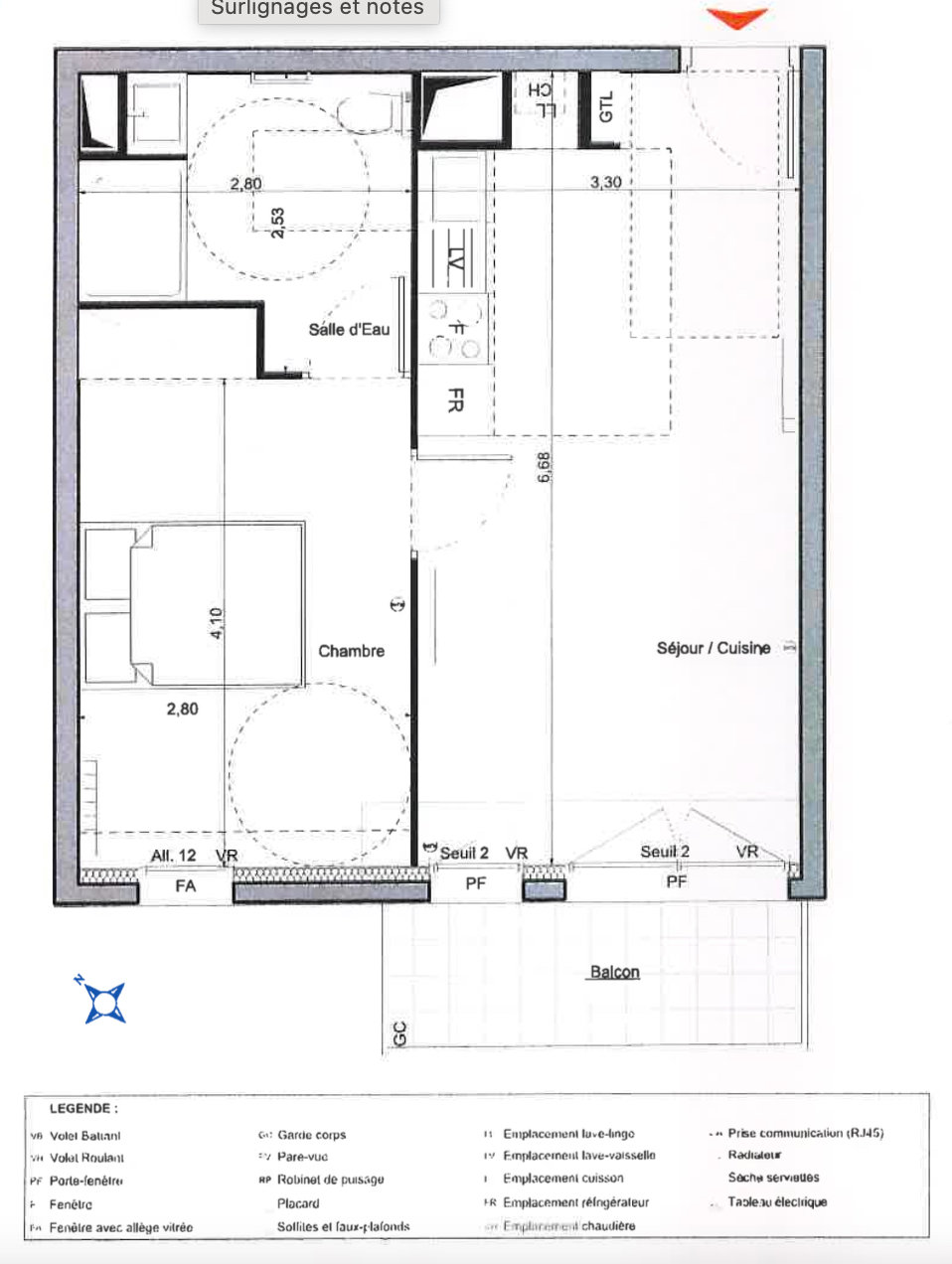 Appartement a vendre sarcelles - 2 pièce(s) - 39.34 m2 - Surfyn