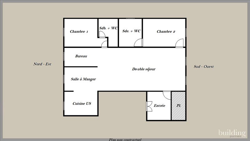 Appartement a louer paris-17e-arrondissement - 4 pièce(s) - 94.4 m2 - Surfyn