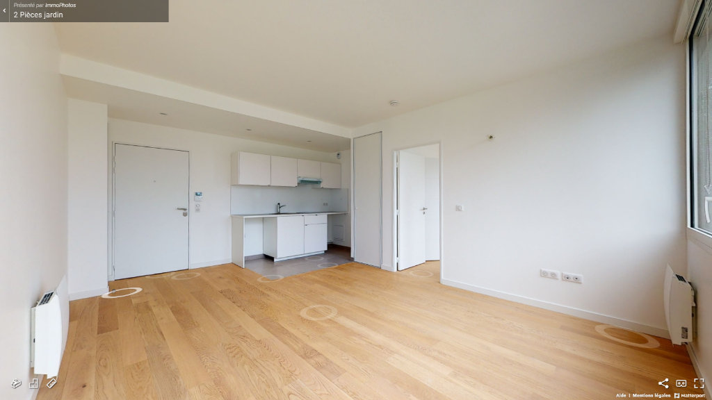 Appartement a louer  - 2 pièce(s) - 39.37 m2 - Surfyn