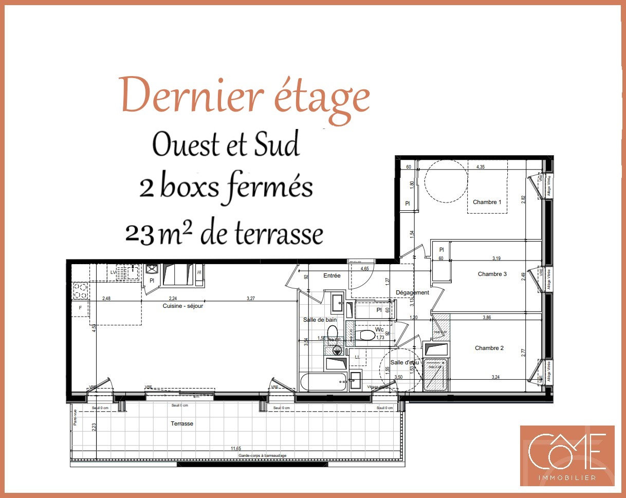 Appartement 4 pièces 88 m² Saint-Malo