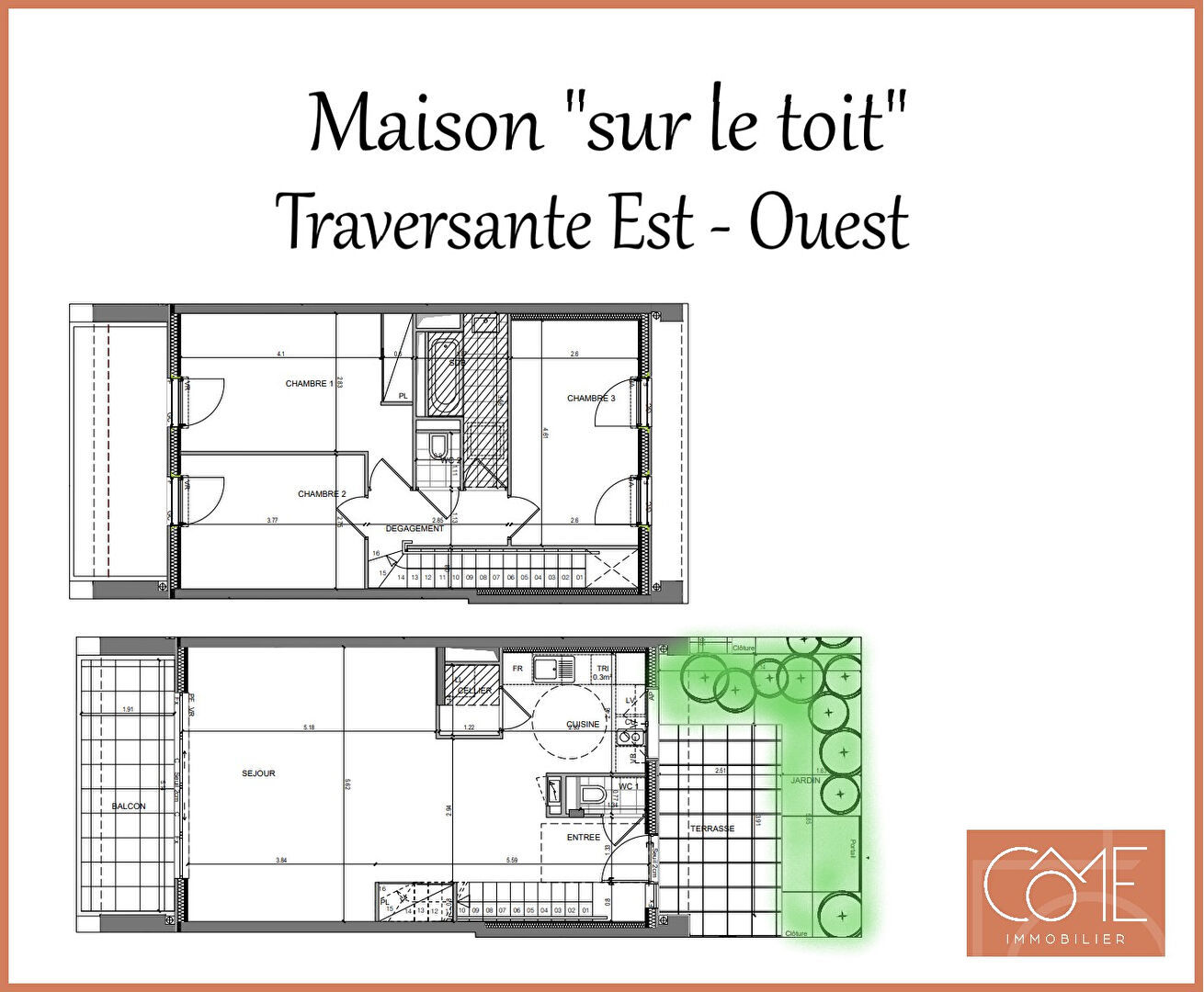 Appartement 4 pièces 93 m² Rennes