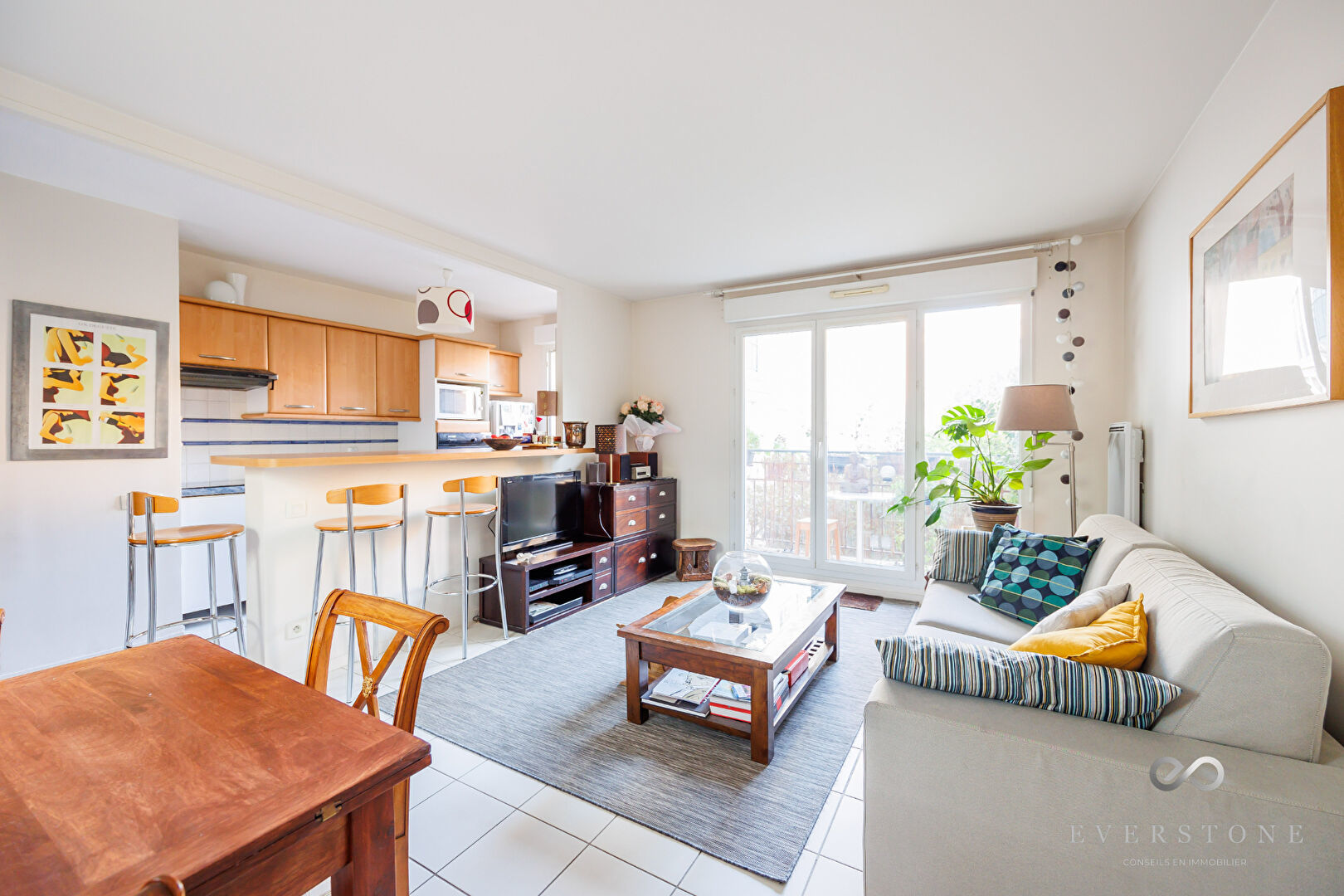 Appartement a vendre courbevoie - 3 pièce(s) - 58 m2 - Surfyn