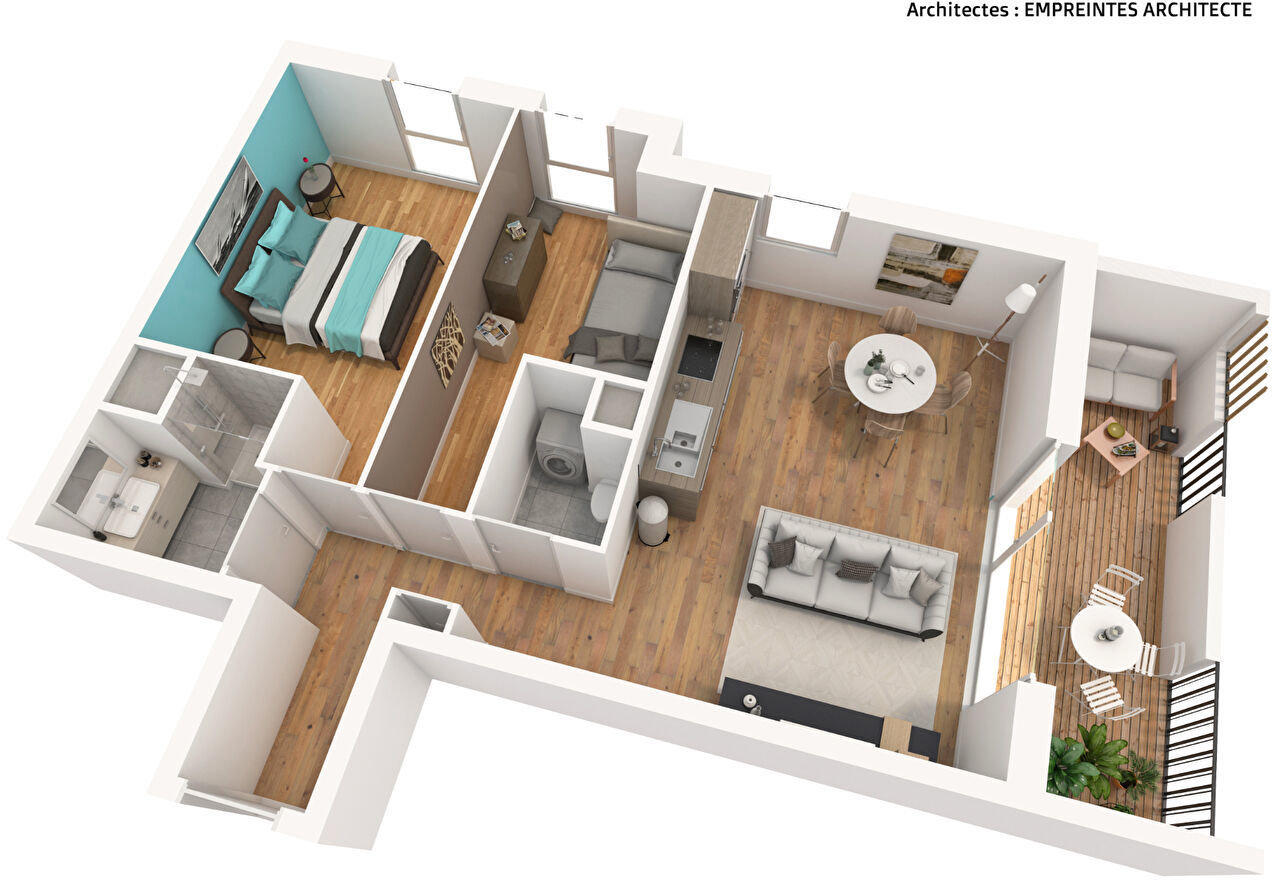 Appartement 3 pièces 65 m² Gap