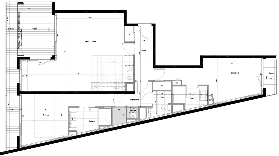 Appartement 3 pièces 85 m² Rennes