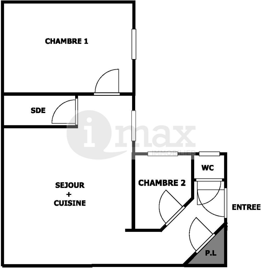 Appartement 2 pièces 38 m² Levallois-Perret