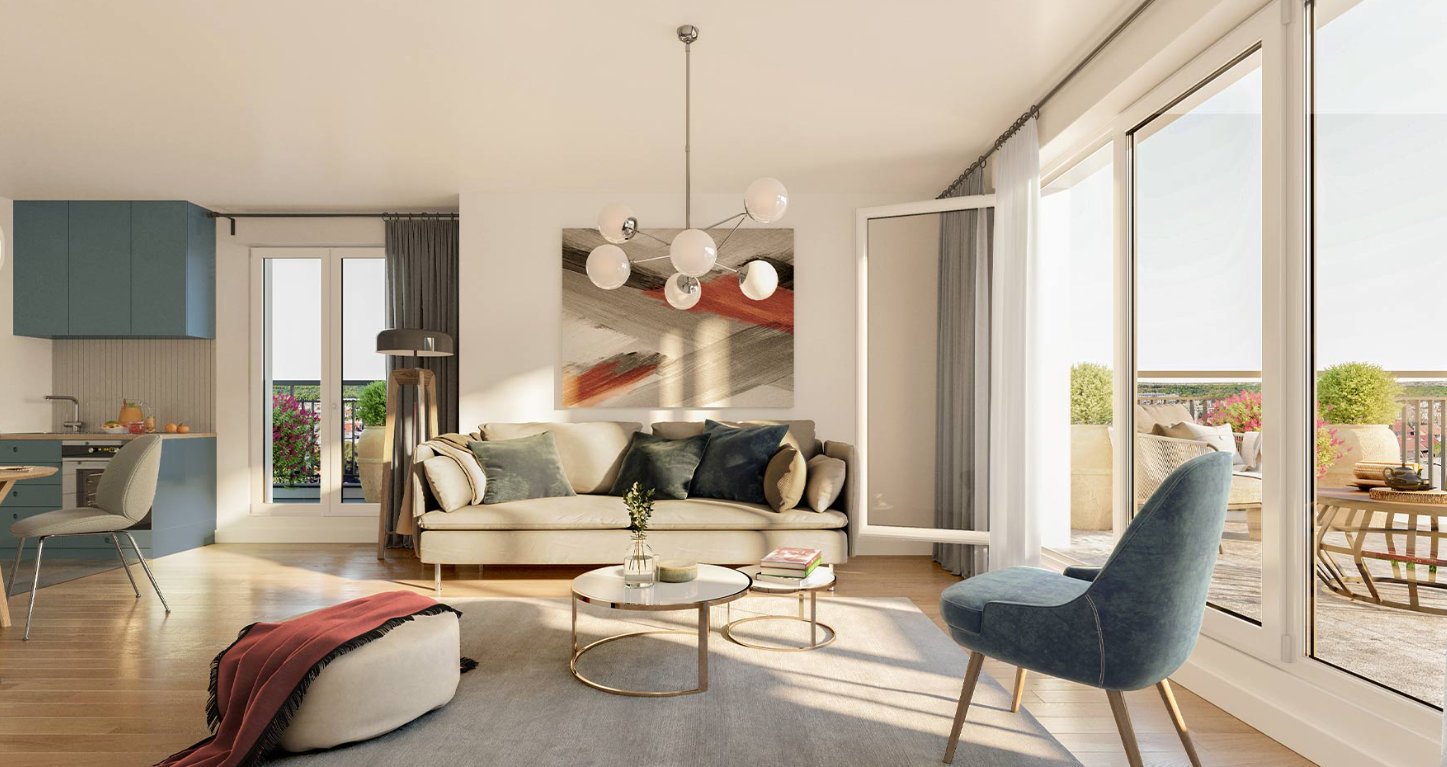 Appartement 3 pièce(s) 57 m²à vendre Montmagny