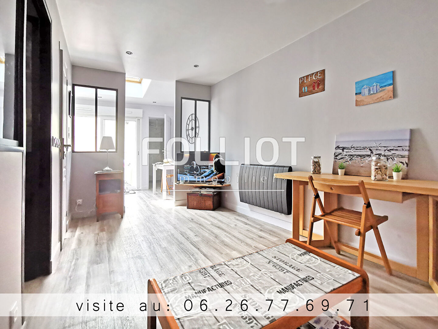 Appartement 2 pièces 33 m² Saint-Aubin-sur-Mer
