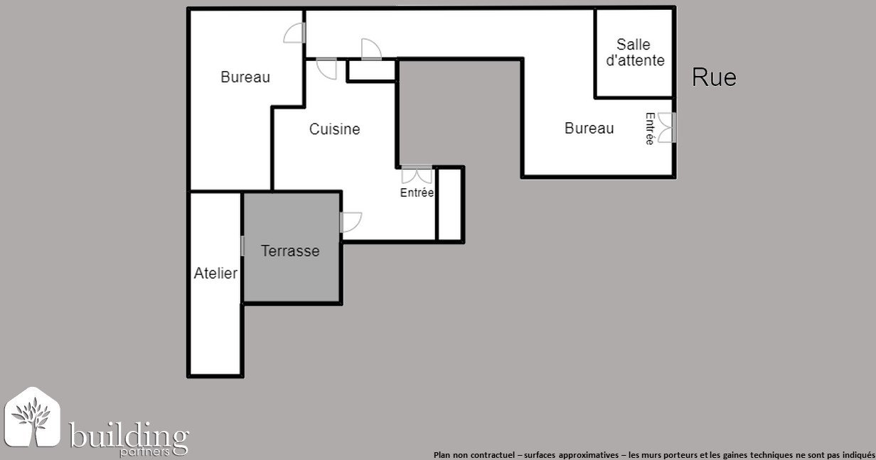 Appartement 3 pièce(s) 50 m²à vendre Paris-17e-arrondissement