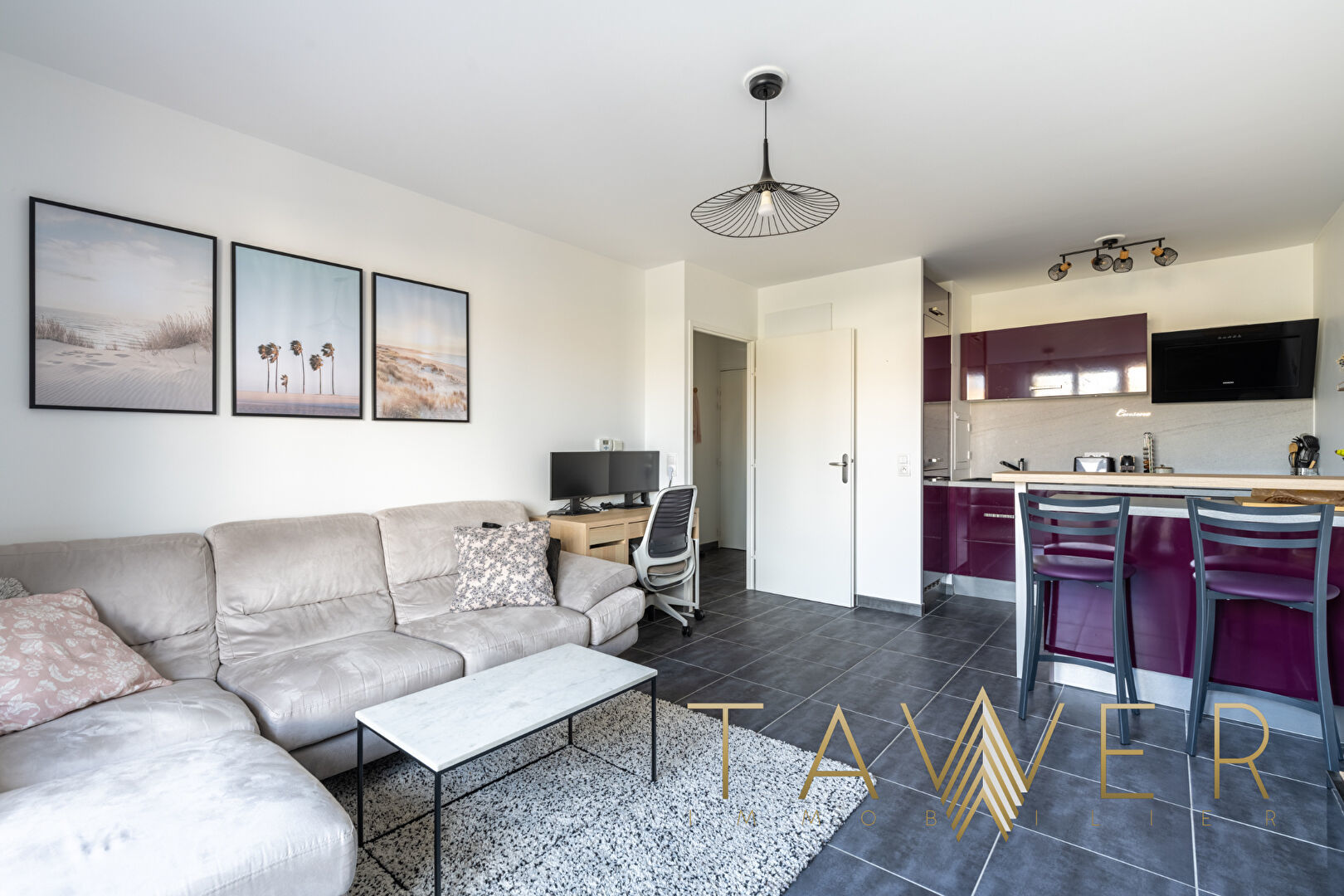 Appartement a louer vaureal - 2 pièce(s) - 41.52 m2 - Surfyn
